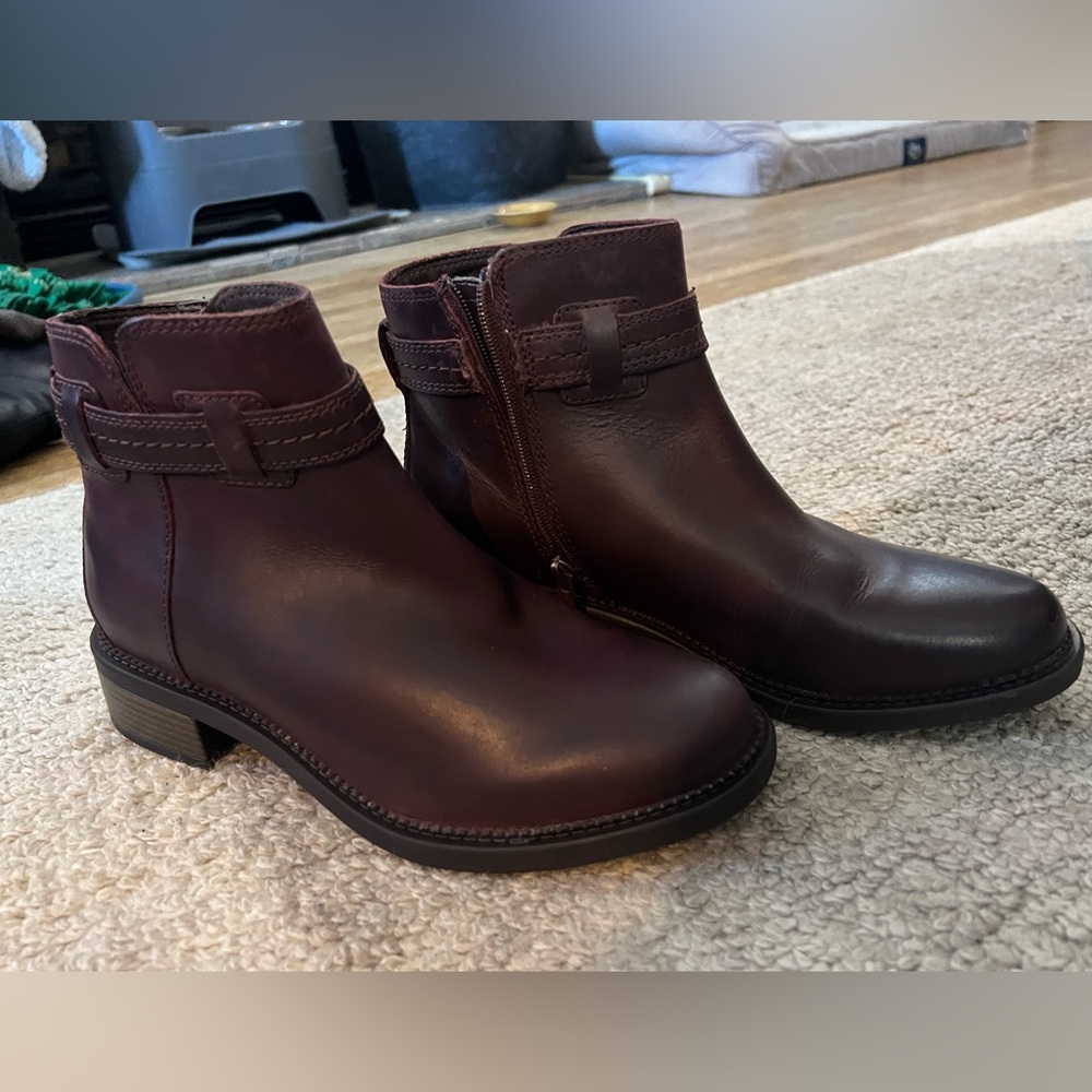 Clark’s Maye Ease Leather Boots